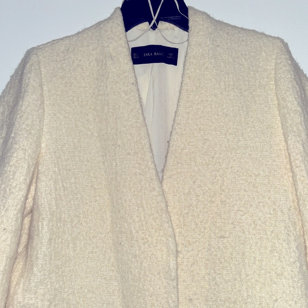 Zara vintage style Women's Cream Jacket size L